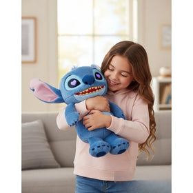 Stitch Interactive Plush Doll LCD Eyes Soft Toy Gift
