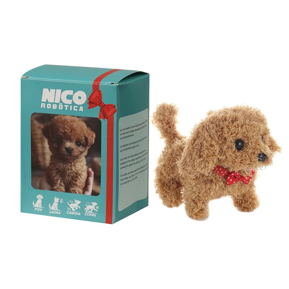 New Plush Robot Puppy Interactive Barking Toy Gift