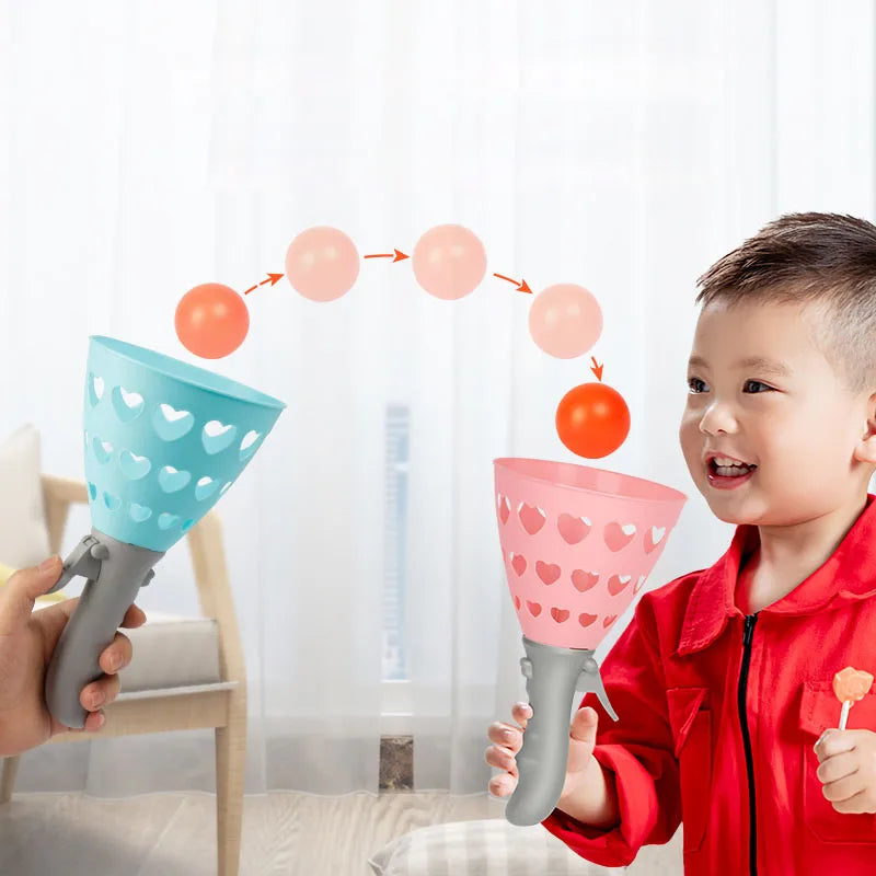 Raquettes Accroche-Tout – Jeu de Balle à 2 Joueurs pour Enfants