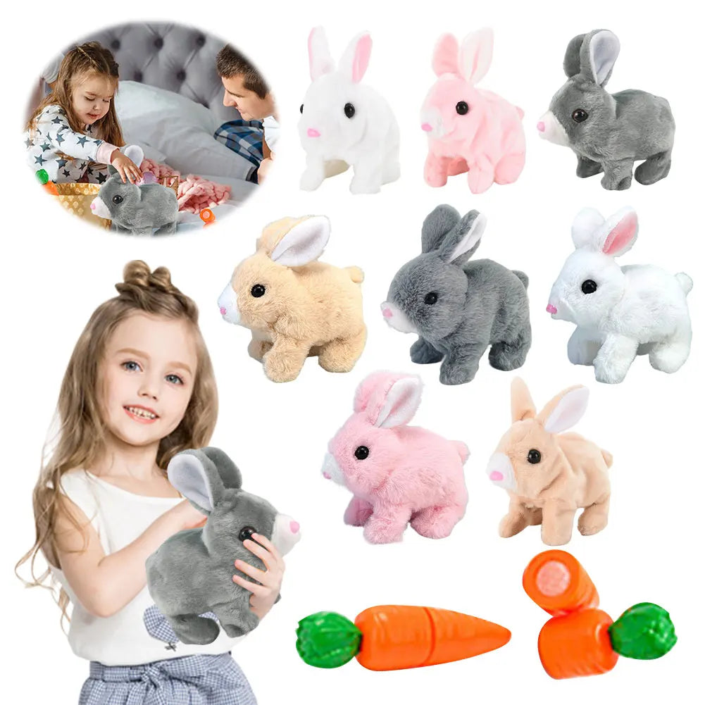 Interactive Bunny Toy with Sound & Movement Plush Gift