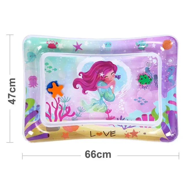 Coussin d'eau gonflable pour bébé, éveil sensoriel