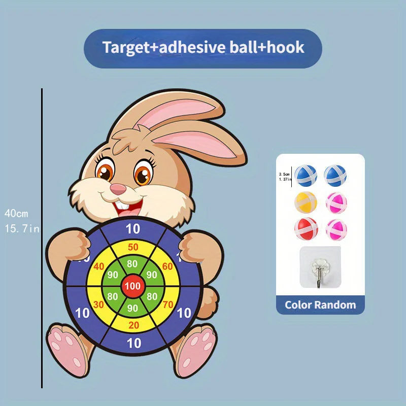 Cible de Fléchettes à Balles Adhésives – Jouet Éducatif Montessori pour Enfants | Jeu d'Intérieur Sécurisé