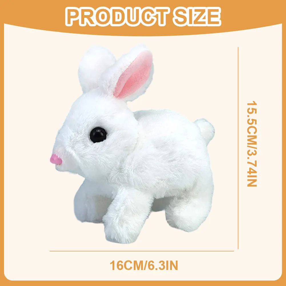 Interactive Bunny Toy with Sound & Movement Plush Gift