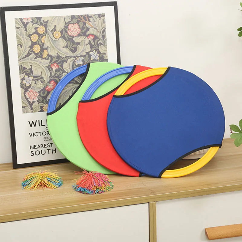 RallyRing Bounce Paddle Ball – Jeu de Balle Élastique pour Enfants et Adultes | Jeu Coopératif d'Extérieur