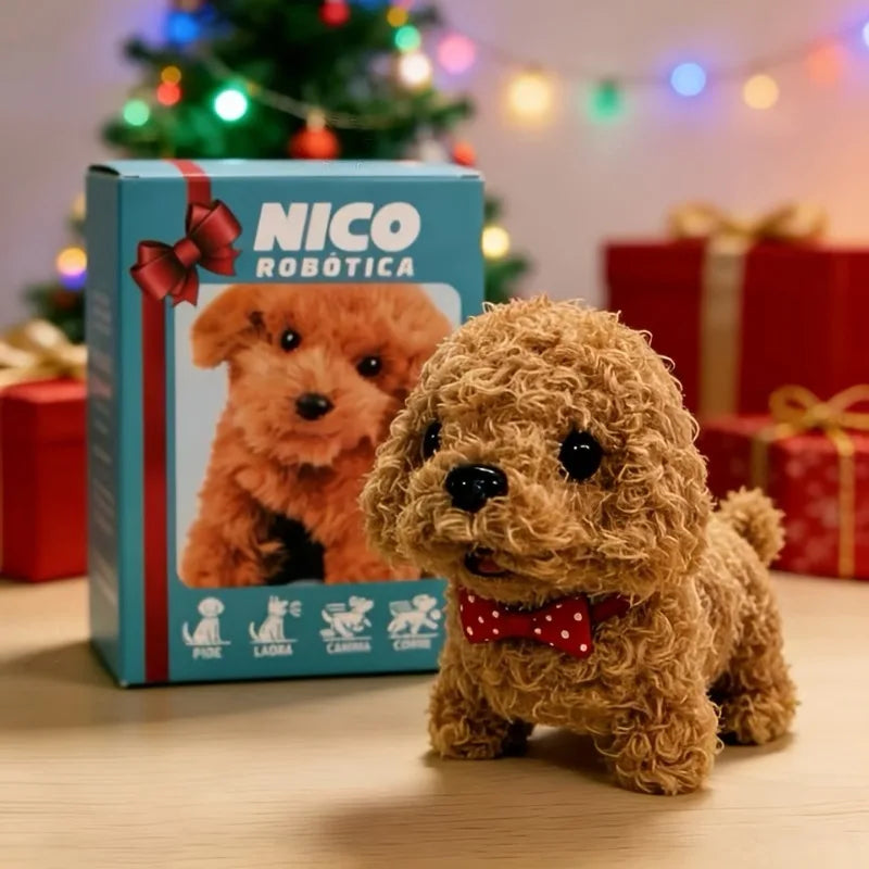 Interactive Plush Robot Dog Toy Cute Smart Puppy Gift