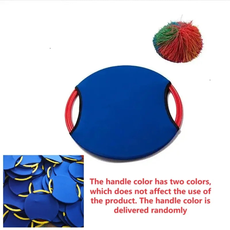 RallyRing Bounce Paddle Ball – Jeu de Balle Élastique pour Enfants et Adultes | Jeu Coopératif d'Extérieur