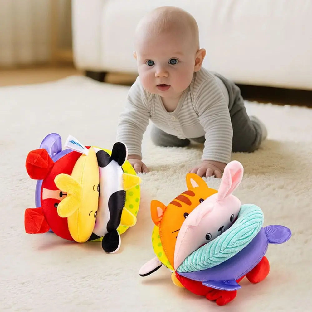 Balles de Préhension en Tissu Faites Main pour Bébés – Ensemble de Jouets Sensoriels Montessori, Entraînement à la Motricité Fine, 3 à 12 Mois