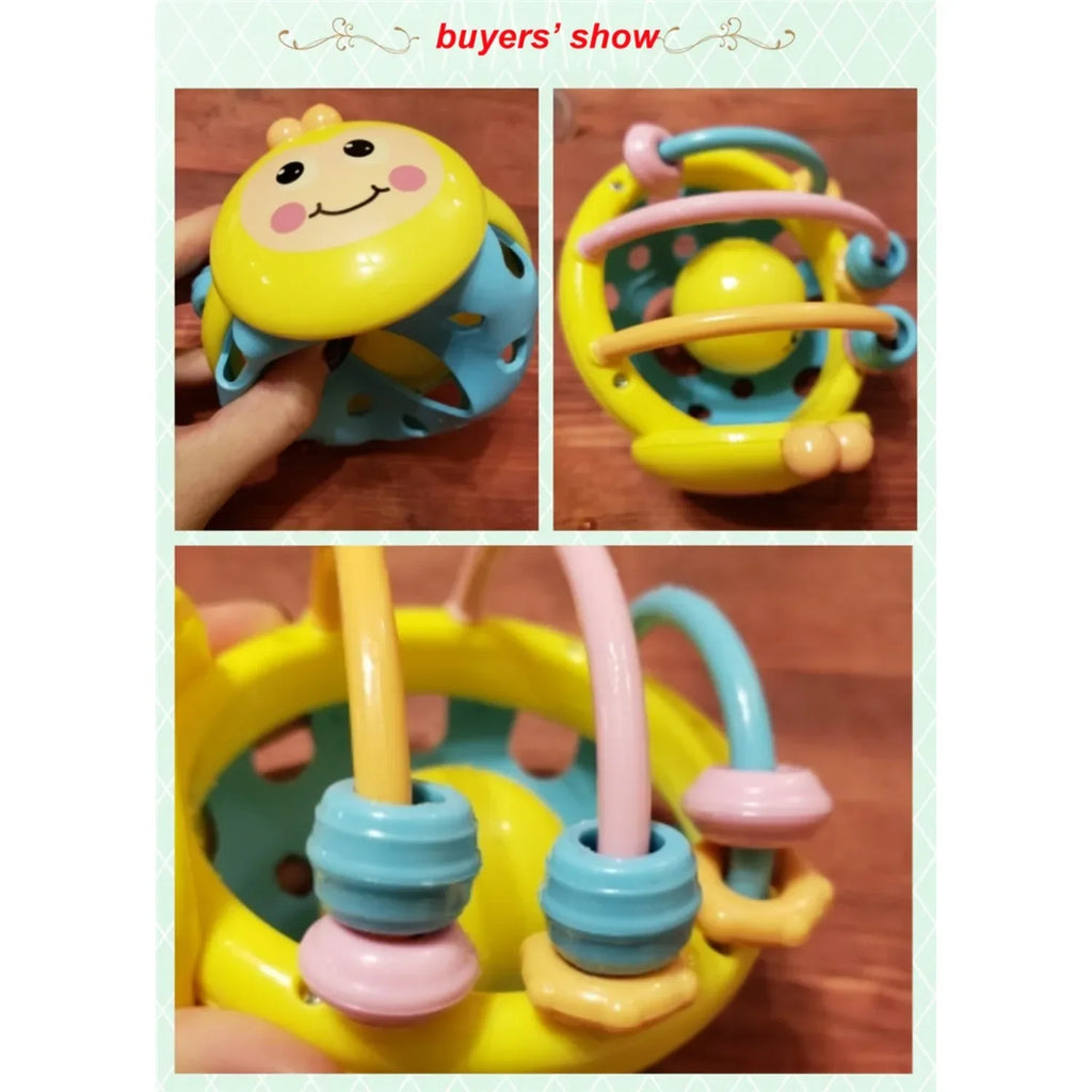 Balle à Picots Bébé, Jeu d'Éveil Sensoriel