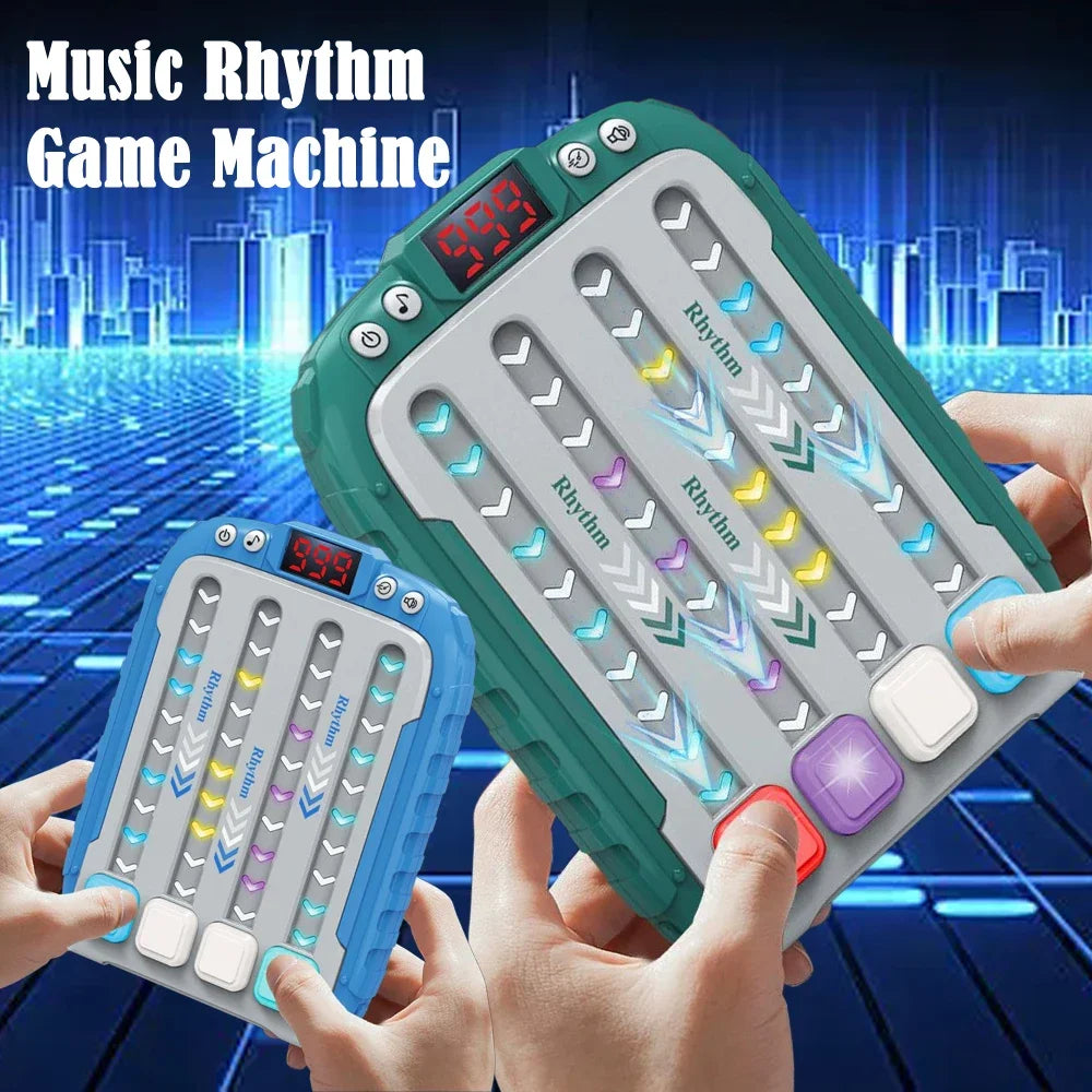 RhythmPop – Jeu de mémoire éducatif pour enfants, jouet sensoriel électronique avec lumières et sons.