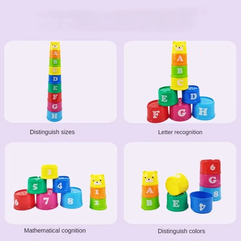 Jeu de Gobelets Rapidité pour Enfants – Jouet d'Entraînement aux Réflexes pour un Moment en Famille et le Développement de la Motricité Fine