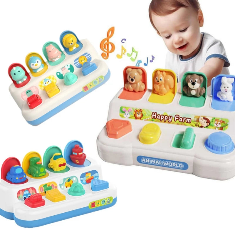 Interactive Pop Up Toy for Babies Montessori Learning Toy