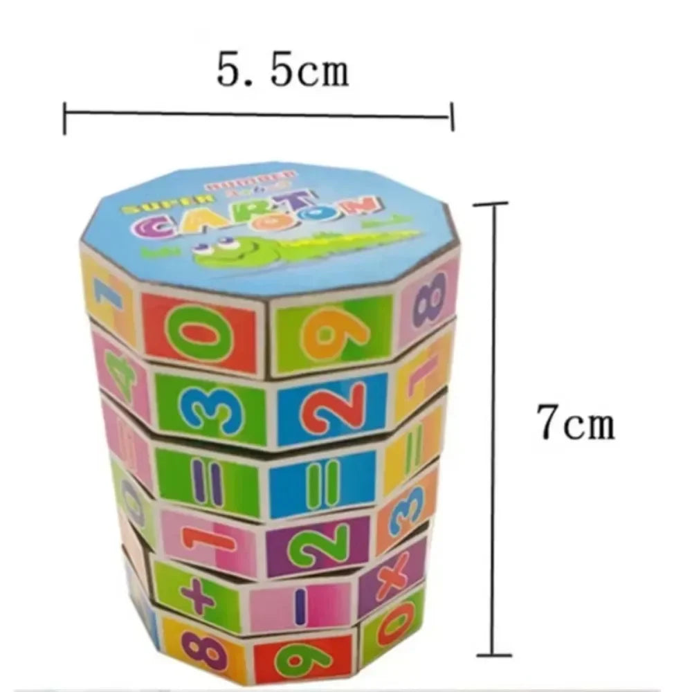 Cube Magique Montessori – Jouet Puzzle Mathématique