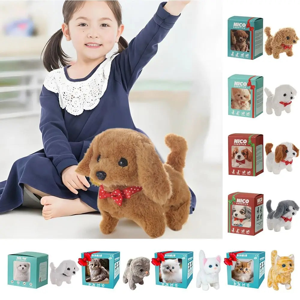 New Plush Robot Puppy Interactive Barking Toy Gift