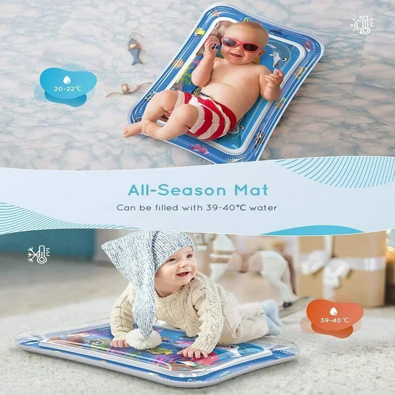 Coussin d'eau gonflable pour bébé, éveil sensoriel