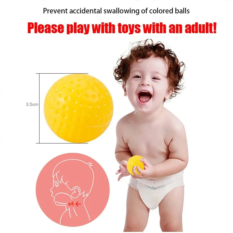 Interactive Ball Tower Educational Toy with Rolling Balls