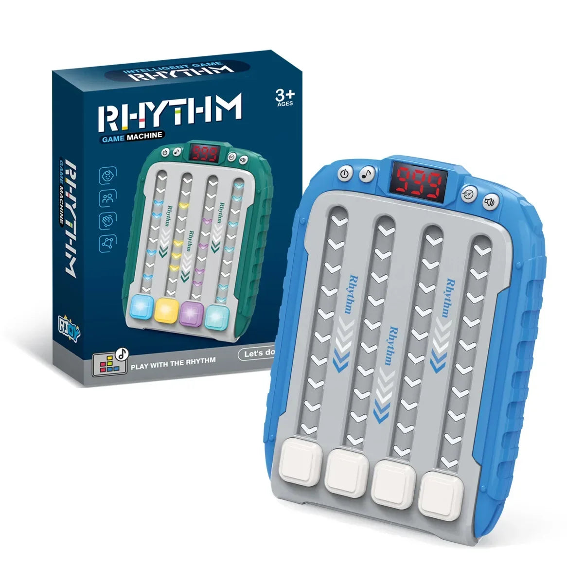 RhythmPop –Jeu de Mémoire Lumineux, Jouet SensorielJouet Électronique