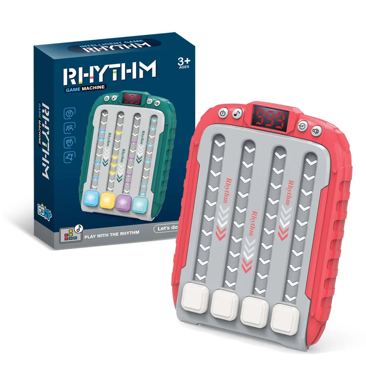RhythmPop –Jeu de Mémoire Lumineux, Jouet SensorielJouet Électronique