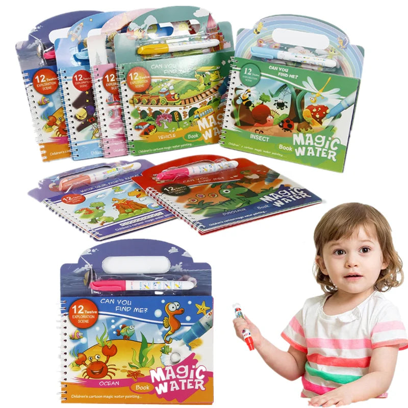 Tableau Magique Aquarelle Montessori