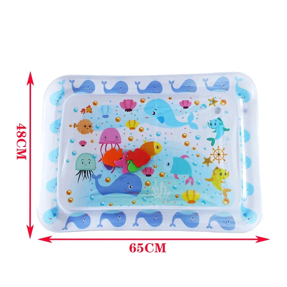 Coussin d'eau gonflable pour bébé, éveil sensoriel