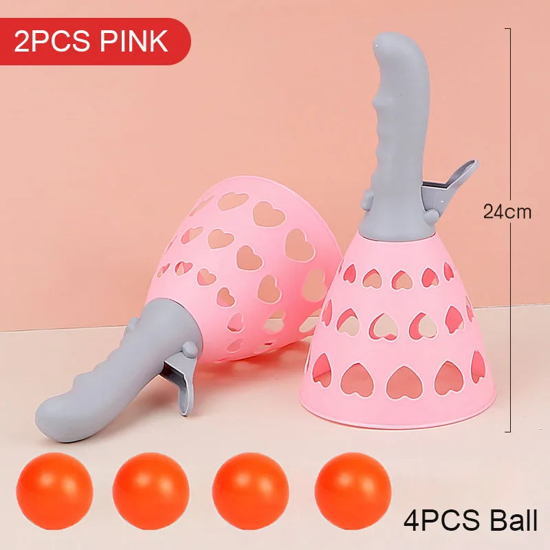 Raquettes Accroche-Tout – Jeu de Balle à 2 Joueurs pour Enfants