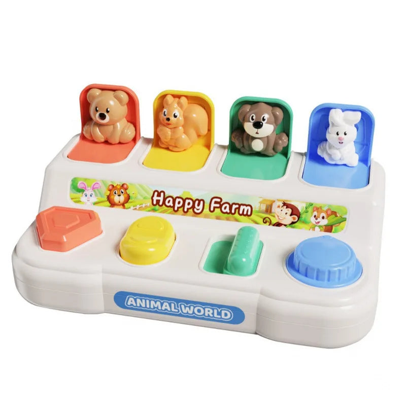 Interactive Pop Up Toy for Babies Montessori Learning Toy