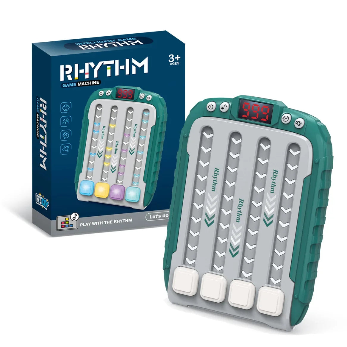 RhythmPop –Jeu de Mémoire Lumineux, Jouet SensorielJouet Électronique