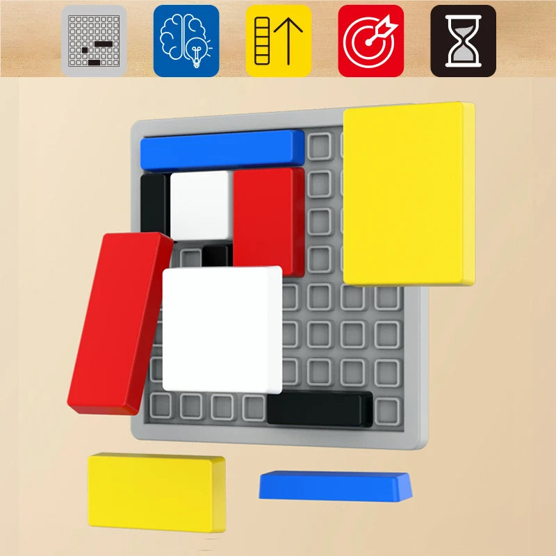 MindCube Logic Puzzle – Défi Cérébral pour Enfants et Adultes, Cubes d'Entraînement de l'Intelligence, Jeu de Plateau Puzzle