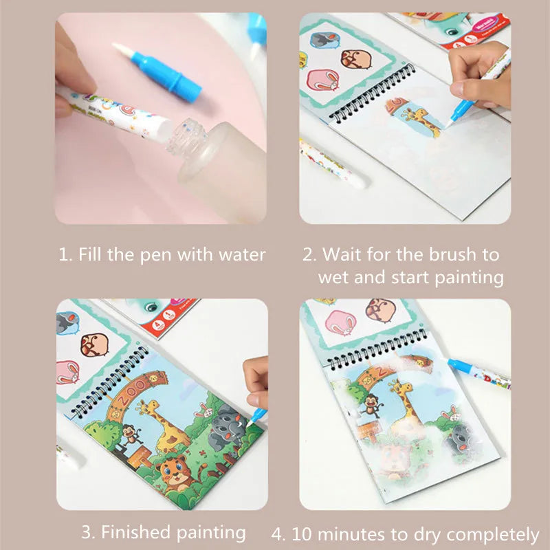 Tableau Magique Aquarelle Montessori