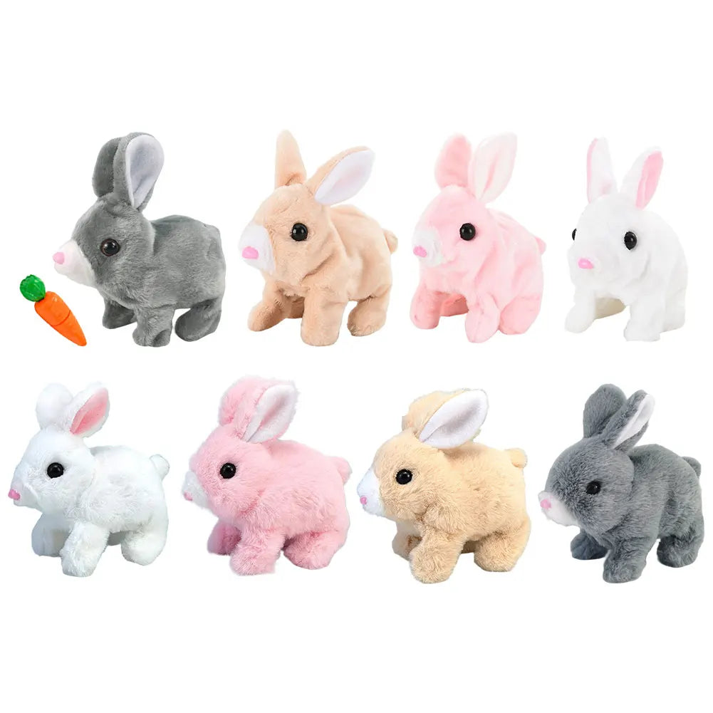 Interactive Bunny Toy with Sound & Movement Plush Gift