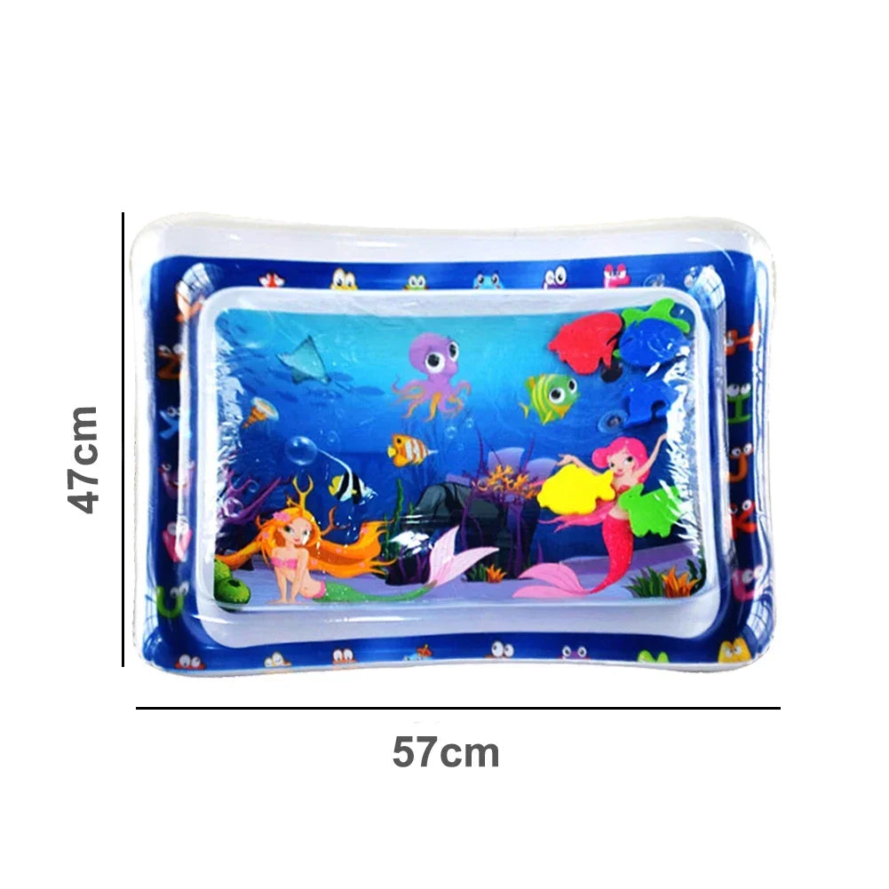 Coussin d'eau gonflable pour bébé, éveil sensoriel