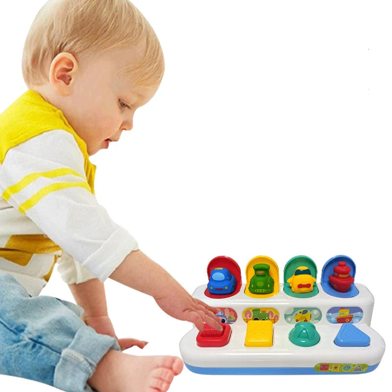 Interactive Pop Up Toy for Babies Montessori Learning Toy