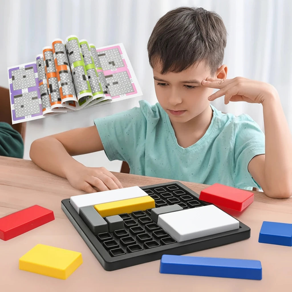MindCube Logic Puzzle – Défi Cérébral pour Enfants et Adultes, Cubes d'Entraînement de l'Intelligence, Jeu de Plateau Puzzle