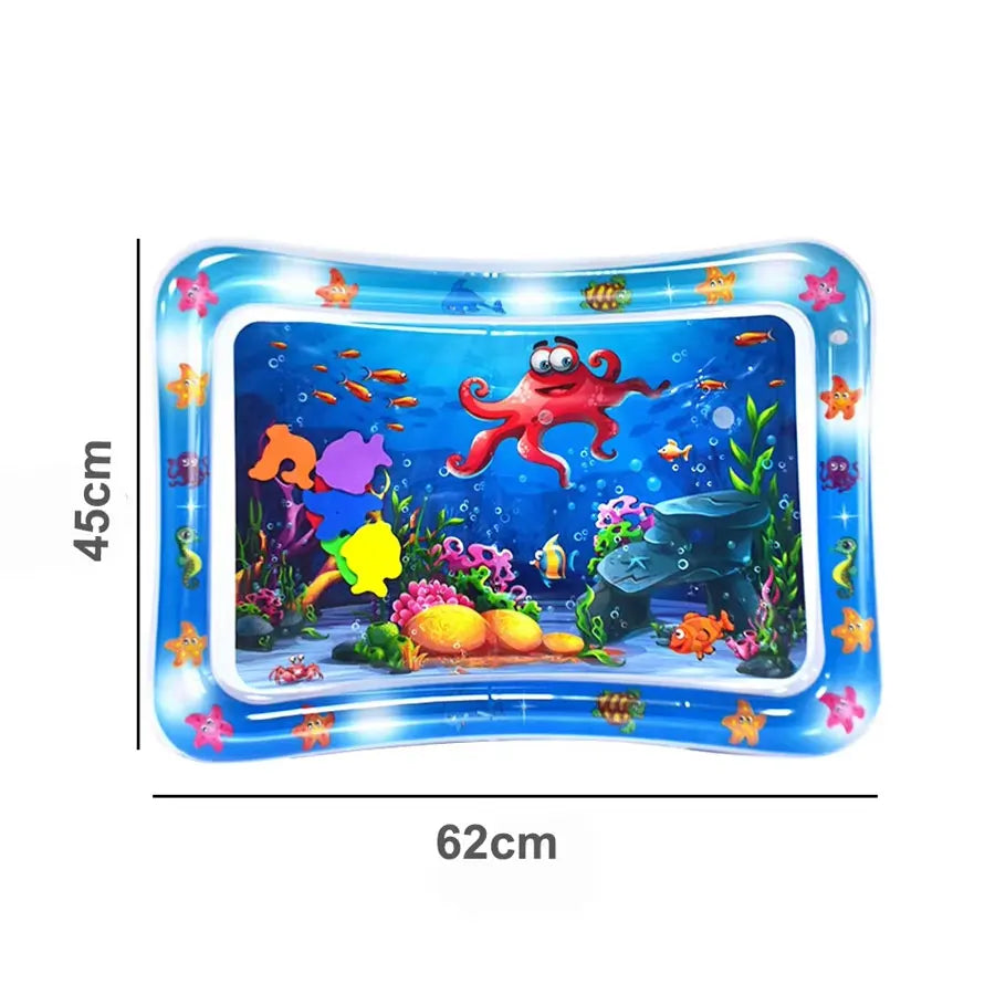 Coussin d'eau gonflable pour bébé, éveil sensoriel