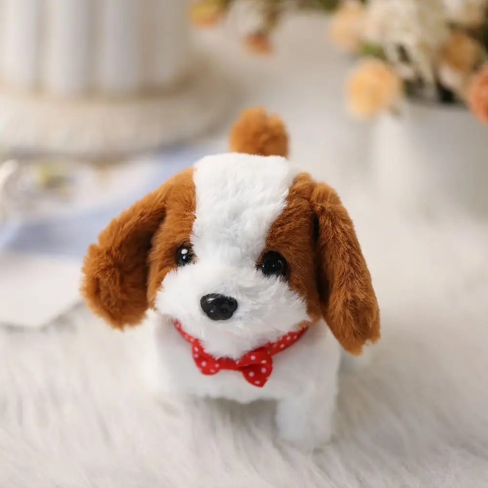 Interactive Robot Puppy Plush Walks Barks & Wags Tail Toy