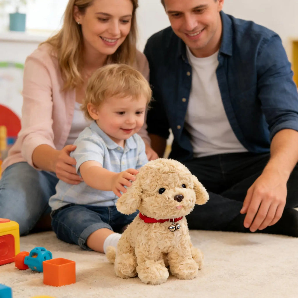 Plush Robot Puppy Interactive Dog Walk Talk & Realistic Toy