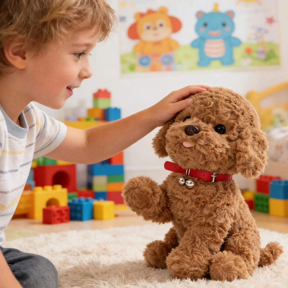 Plush Robot Puppy Interactive Dog Walk Talk & Realistic Toy