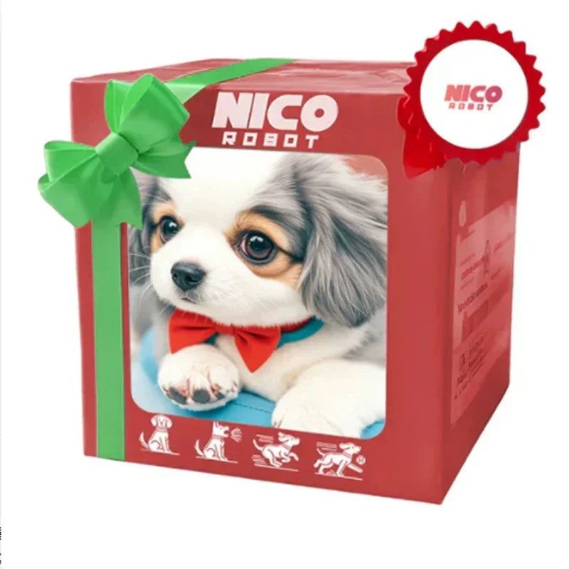 Boîte cadeau du robot chien interactif pour enfants Mon Premier Compagnon Robot Inter avec un adorable chien en peluche.